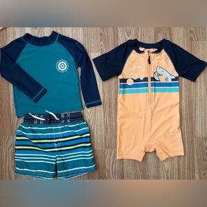 12 months baby boy swimsuit suits rashguard swim